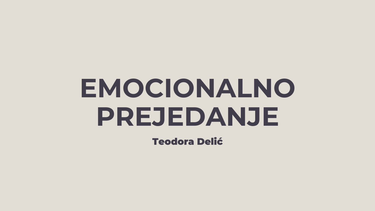 Emocionalno prejedanje