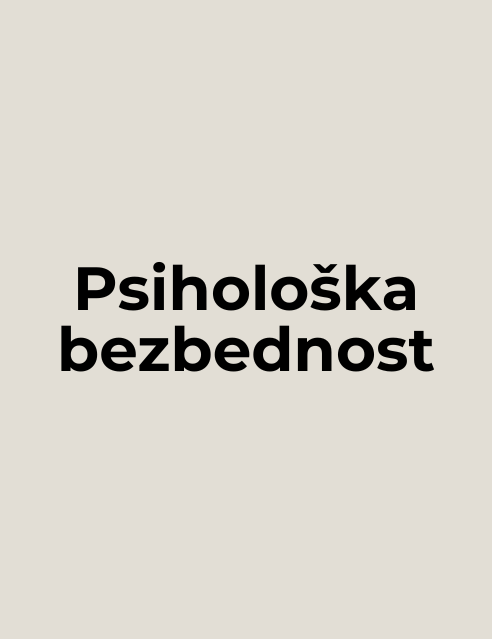 Psihološka bezbednost